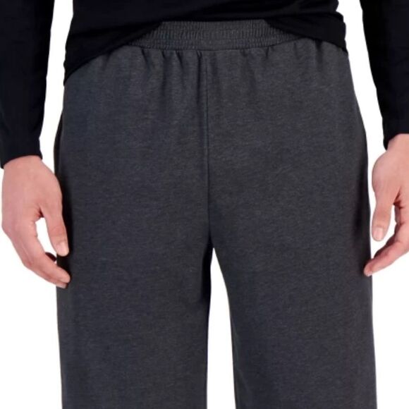 Id Ideology Men's Charcoal Heather Regular-Fit Jersey-Knit Shorts, size M - Picture 2 of 6